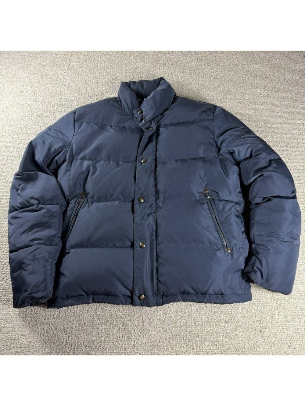 Saks Fifth Avenue Down Filled Puffer Coat Jacket Blue Men’s Size Large